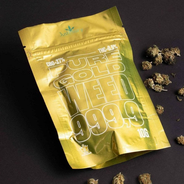 PURE GOLD WEED 999,9 - 10g - CBD 27%.